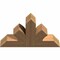 Ekena Millwork Richland Timber Gable Bracket, Western Red Cedar, 36"W x 23"H x 5 1/2"D x 5 1/2"F, 15/12 Pitch GBW036X23X0606RIC00SWR - alternate 4